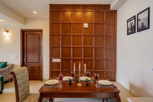 Konifer Wild Fern | Hilltop 2-BHK Retreat with Scenic Views, Shared Garden & Outdoor Seating Space