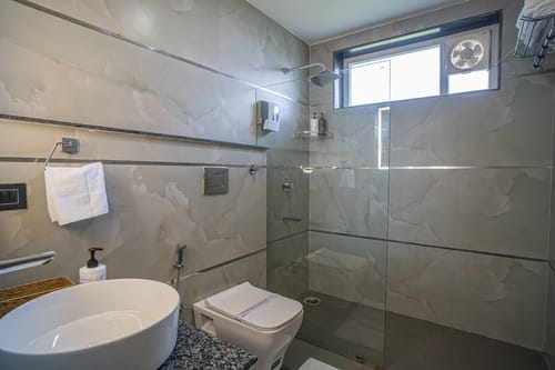 Trio’s Top | Hilltop Pet-friendly 2-BHK with Shared Sit-out Area, Stepped Garden & Hill Views