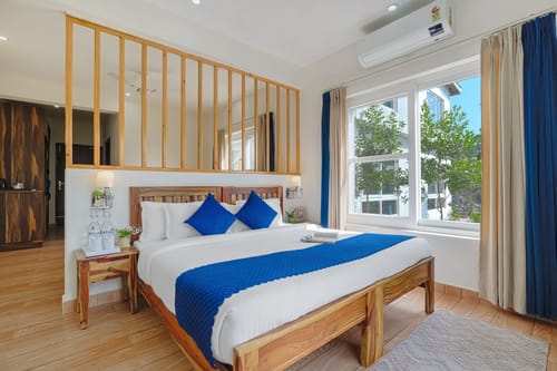 Stars and WindSongs | 1 Suite with Summer Pool, Private Balcony, Garden, Games, Restro & Hill Views