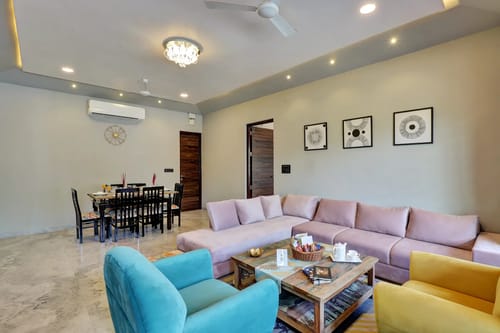 Radhyam | Charming 2–BHK Escape With Private Pool, Garden & Aravalli Hill Views