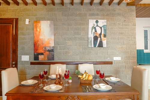 Konifer Wild Fern | Hilltop 2-BHK Retreat with Scenic Views, Shared Garden & Outdoor Seating Space