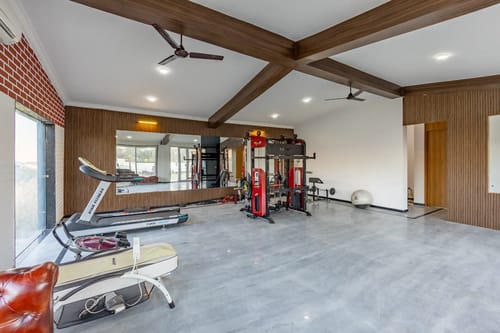 Kvanya Mansion | Regal 5-BHK Getaway With Pvt Pool, Home Theater, Gym & Garden