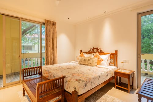 Kensho Daisy | Serene 5-BHK Villa With Private Pool, Common Pool, & Lift; Near Popular Beaches