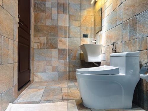 Panchavadi | Forest-Facing Room on 10-acre Land, Shared Natural Pool, Garden & Restro