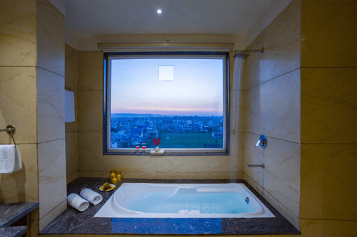 BYDM The Sky Heaven | Charming Pet-friendly 4-BHK Penthouse 15 Min from Triveni Ghat With Balcony, Bar & Lift