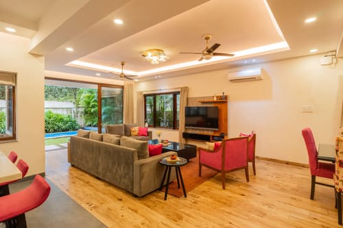 Villa Anasa | 4-BHK | Pvt Pool | Garden | Outdoor Sitting Area