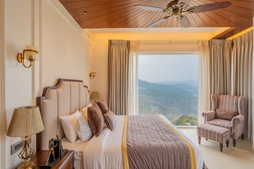 The Royce Orchid | Pet-friendly 4-BHK Hilltop Villa With Jacuzzi, Steam Room, Private Pool & 360° Hill Views