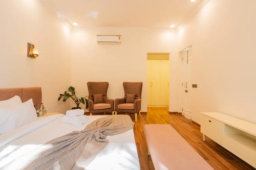 Laguna Aurelia | Luxe 4-BHK Villa Near Popular Beaches With Pvt Pool & Garden