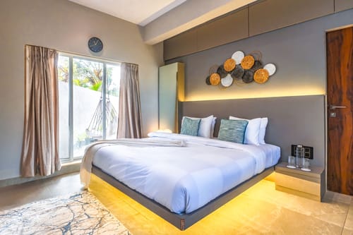 Moonlit Retreat | Pet-friendly 3-BHK Villa With Pvt Pool, Jacuzzi & Meditation Dome