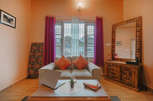 Riva Dreams | 2-BHK Retreat with Hill Views & Lush Garden