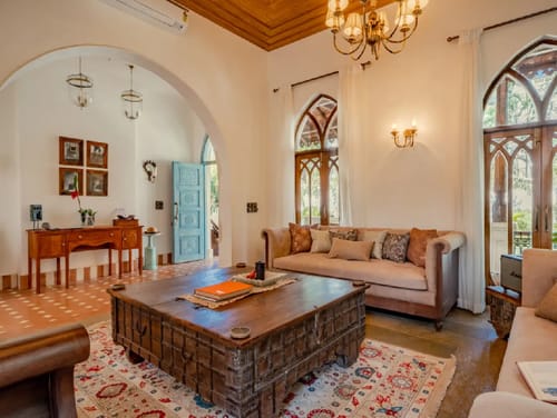 Samukha | Pet-friendly 4-BHK With Private Pool & Garden & Entertainment Lounge