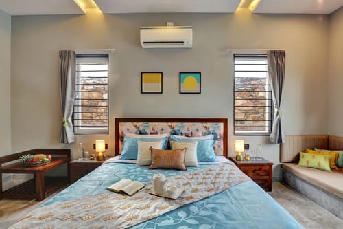 Radhyam | Charming 2–BHK Escape With Private Pool, Garden & Aravalli Hill Views