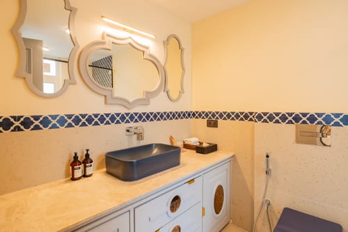 Purple Coral | Luxe 5-BHK Villa With Two Private Pools & Lift Near Chapora Fort