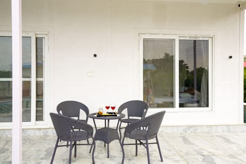 Outdoor seating area