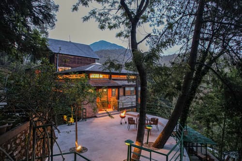 Outdoor sitting area