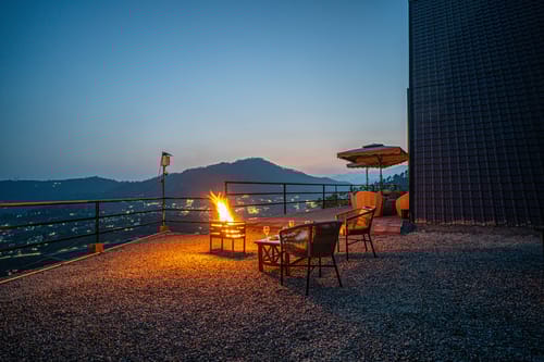 Outdoor sitting area