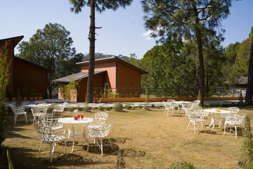 Outdoor sitting area