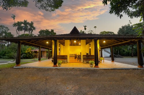 Outdoor sitting area