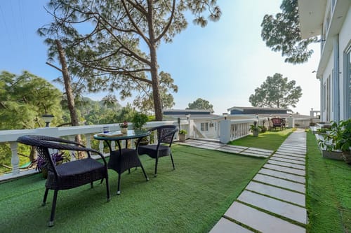 Outdoor seating area