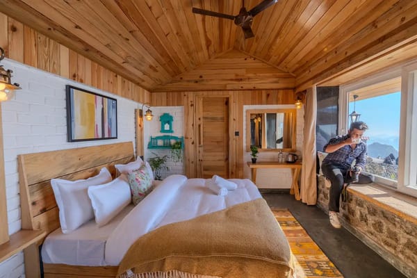 Top Tibba -Hilltop Stone Chalet 1 – 1 bedroom villa in Mussoorie, Uttarakhand