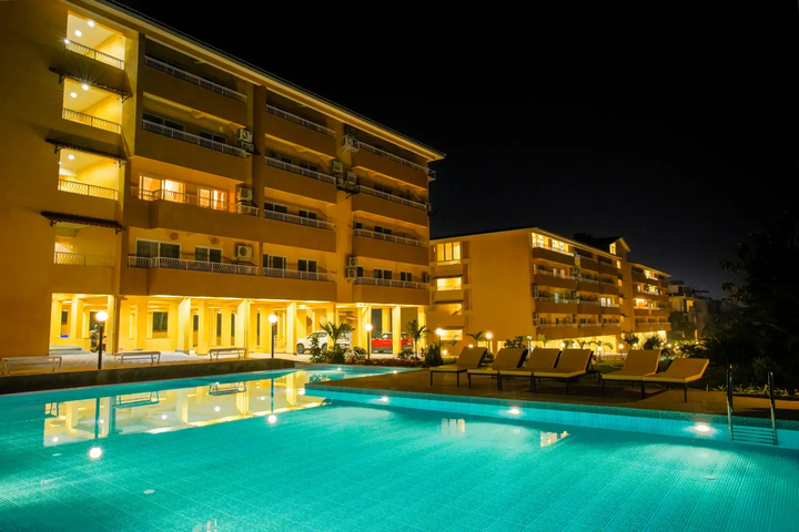 Veera Marina | Charming 3-BHK Apt Near Candolim Beach With Common Pools & Lift  - Image 2