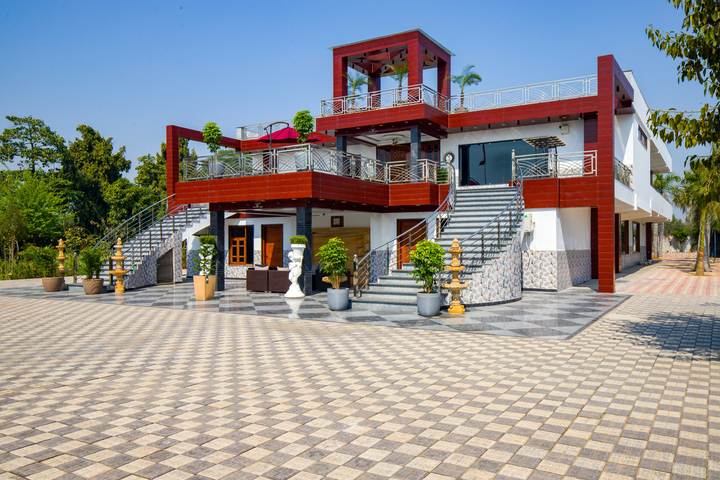 Ivory estate | 5-BHK Pet-friendly Farm With Pvt Pool, Gazebo & Lounge
