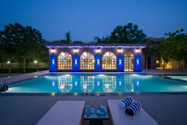 Enchantia | Pet-friendly 6-BHK Retreat With Private Pool, Garden & Party Hall - Image 2