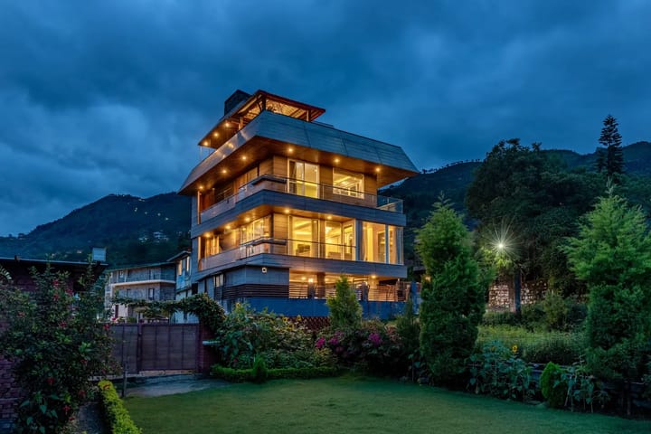 Celestial Rhapsody | Charming 3-BHK Villa With Garden, Terrace & Scenic Views