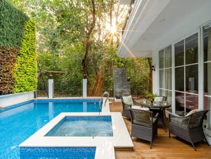 Suntuarios Casa Ikkebana | 4-BHK | Pvt Pool | Jacuzzi | Bar