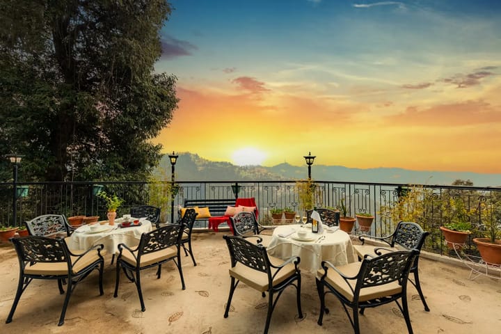 Meridian Oaks Estate | Lounge Areas | Outdoor Area With Hill Views