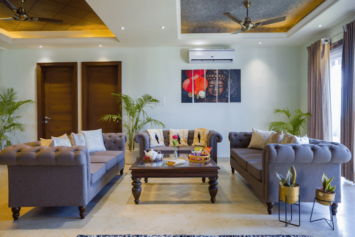 BYDM The Sky Heaven | Charming Pet-friendly 4-BHK Penthouse 15 Min from Triveni Ghat With Balcony, Bar & Lift - Image 3