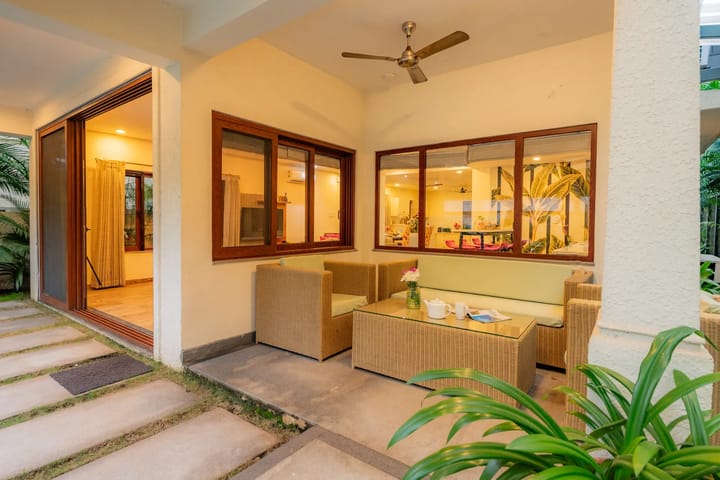 Villa Anasa | 4-BHK | Pvt Pool | Garden | Outdoor Sitting Area - Image 4