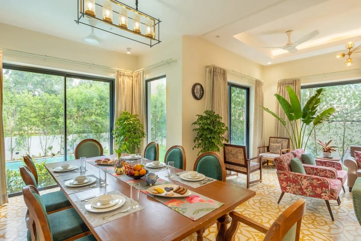 Laguna Aura | 4-BHK | Pvt Pool & Garden | Bar - Image 4