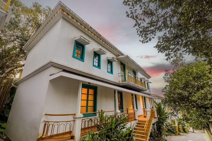 Casa Lotus | 3-BHK Villa with Private Pool, Cosy Nook, Balconies; in a Gated Complex