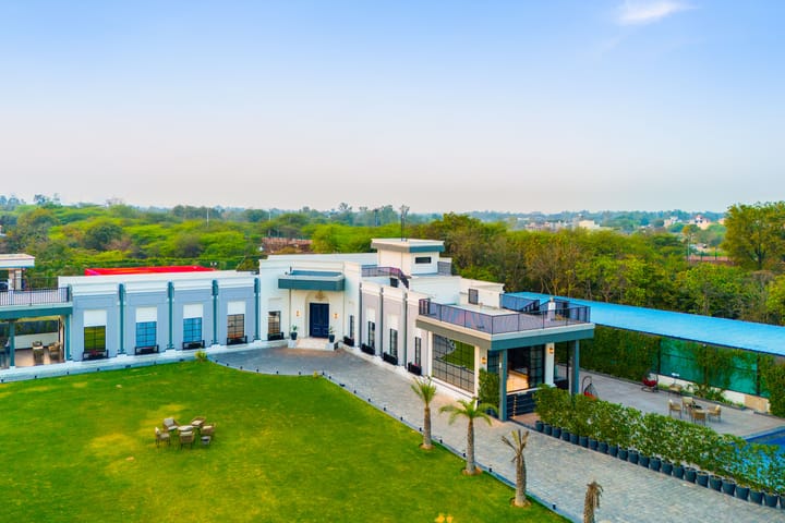 Ibiza | Luxe 4-BHK Farmhouse With Private Pool, Garden & Indoor Bar - Image 3