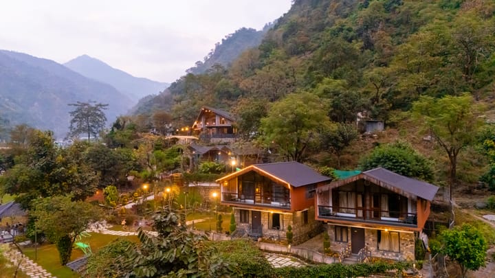 Granny’s Den | 3-BHK Pet-friendly With Living Room, Shared Pool, Restaurant & Gazebo by the River - Image 2