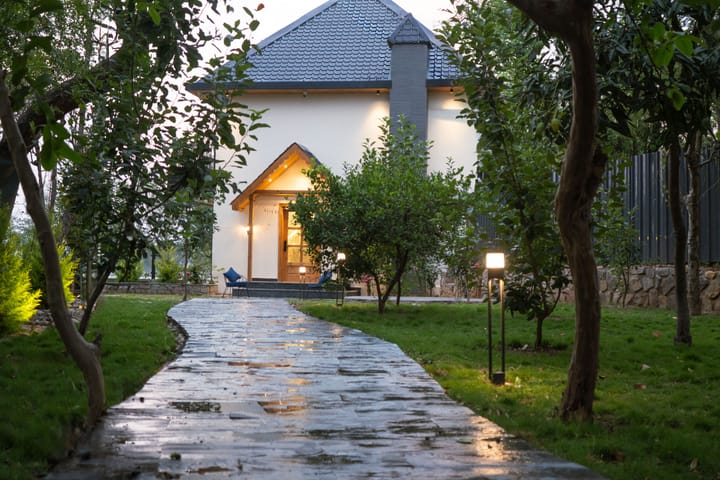 Maple House | Hillside 3-BHK Retreat with Private Pool, Jacuzzi, Open Pizzeria & Bonfire Area - Image 2