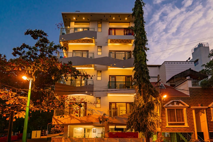 The Jazminn Timberwood | 3-BHK Pet-friendly Apartment with Shared Sit Out Area | Near Bengaluru Palace