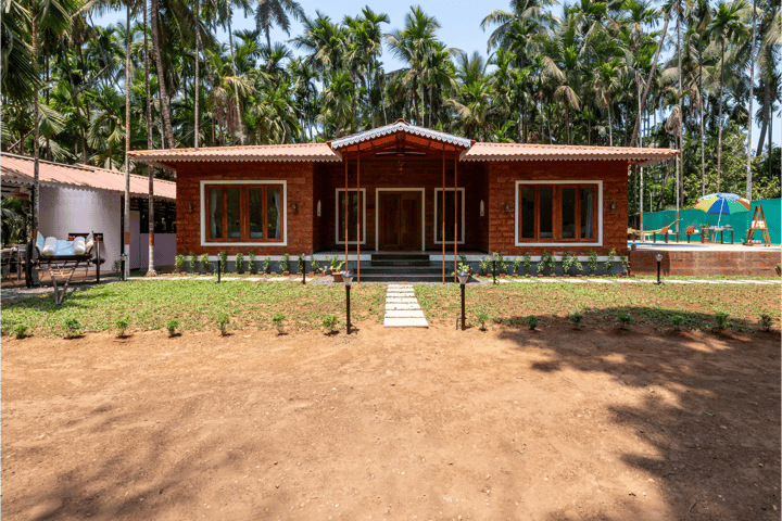 Cabanas Retreat | Tropical 5-BHK Escape Near Revdanda Beach With Private Pool, Garden & Outdoor Dining 