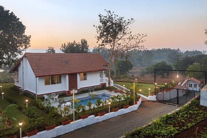 Mariposa by the River ~ Sol (2 bedroom villa) - Karjat - Maharashtra