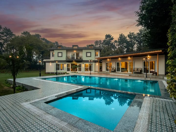  Esh | Charming Pet-friendly 6-BHK Villa With Private Pool & Garden