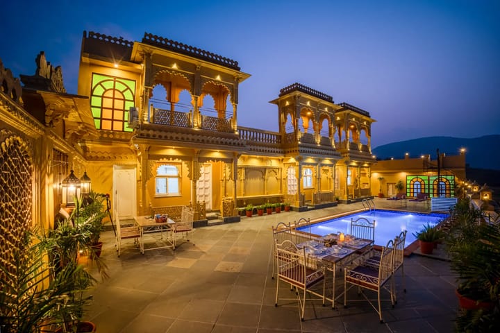 Amber Royale | Heritage 3-BHK Villa With Private Pool, Garden & Terrace