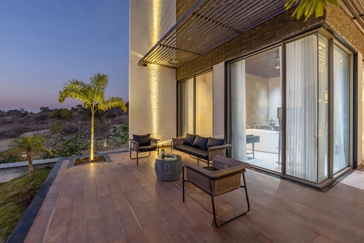 Kvanya Mansion | Regal 5-BHK Getaway With Pvt Pool, Home Theater, Gym & Garden - Image 2