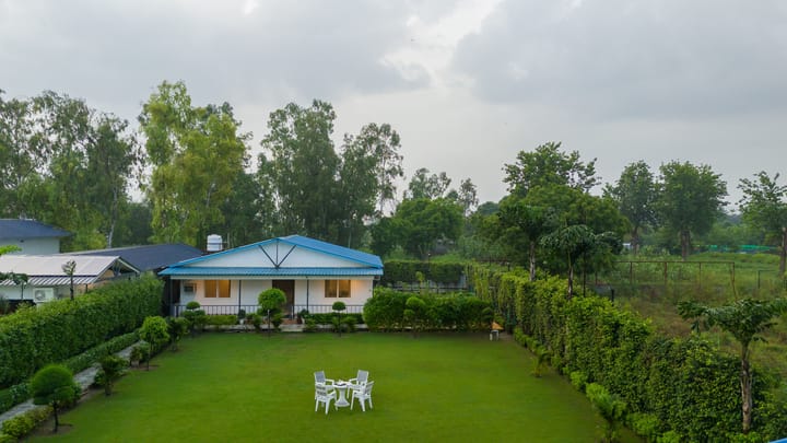 Krishna Manor | 3-BHK Farmhouse With Private Pool & Lush Garden | Near Noida Expressway - Image 2