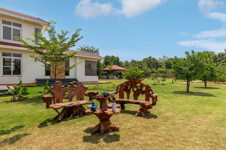 Raga | 2-BHK | Pvt Pool | Garden | Gazebo | Entertainment Lounge | Kids Play Area - Image 3