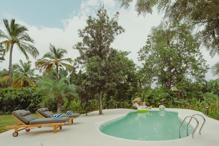 Ananta Bliss Bale | Fibre Tent on 1-Acre with Shared Pool, Sunken Firepit, Gazebo & a Lush Garden - Image 3