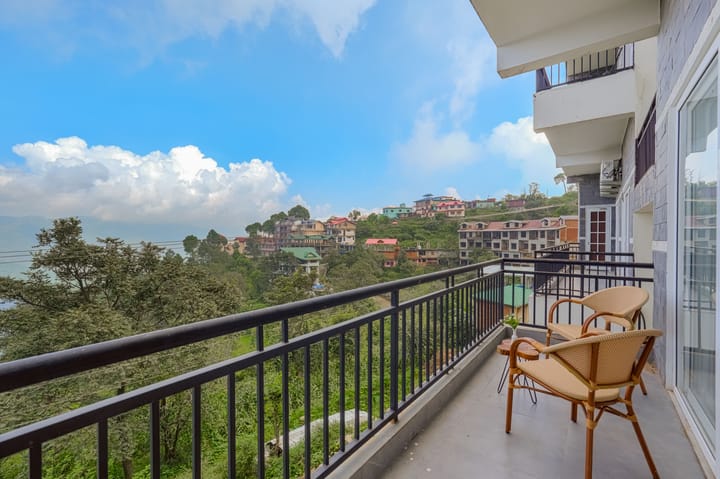 Dochi  |  4-BHK apartment with Hill Views, Living Room, & Balconies