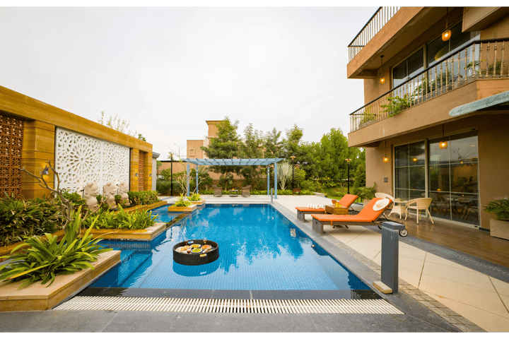 Noah’s Ark | Regal 3-BHK Villa Amidst Aravalli Hills With A Private Pool, Garden and A Gazebo - Image 4