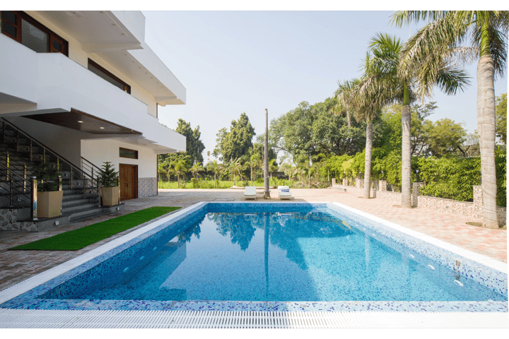 Ivory estate | 5-BHK Pet-friendly Farm With Pvt Pool, Gazebo & Lounge - Image 3