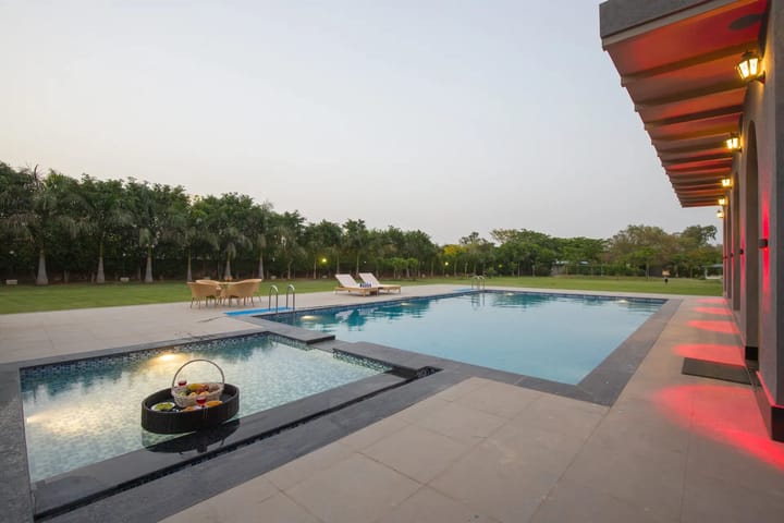 Enchantia | Pet-friendly 6-BHK Retreat With Private Pool, Garden & Party Hall - Image 5